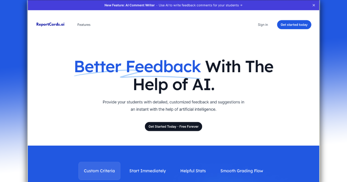 Reportcards ai